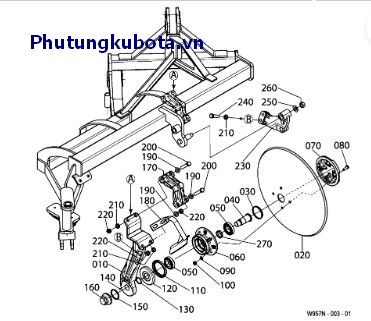 Trục đĩa số 2